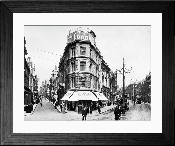 Framed Print : Clare Street and Baldwin Street, Bristol Framed Print : Clare Street and Baldwin Street, Bristol