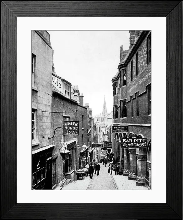 Framed Print : Christmas Steps, Bristol Framed Print : Christmas Steps, Bristol