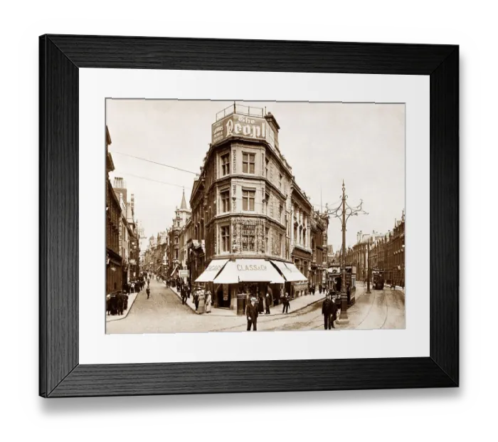 Framed Print : Bristol Clare Street and Baldwin Street early 1900s Framed Print : Bristol Clare Street and Baldwin Street early 1900s