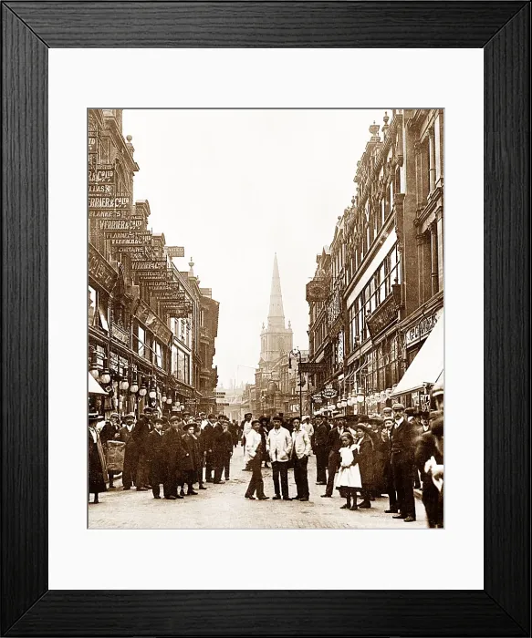Framed Print : Bristol Wine Street early 1900s Framed Print : Bristol Wine Street early 1900s