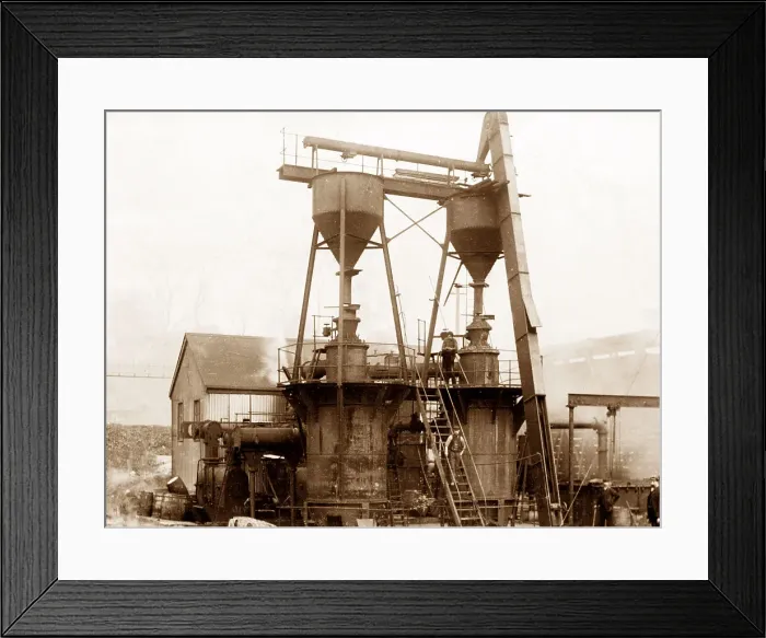 Framed Print : Brodsworth Colliery Gas Plant early 1900s Framed Print : Brodsworth Colliery Gas Plant early 1900s