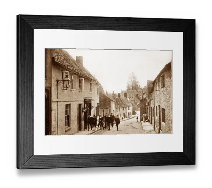 Framed Print : Bruton West End early 1900s