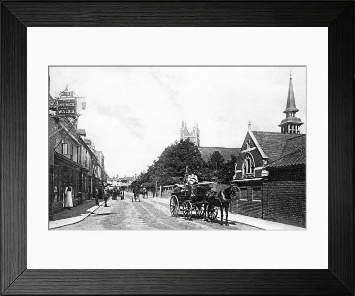 Framed Print : Mary's Street, Bungay Framed Print : Mary's Street, Bungay