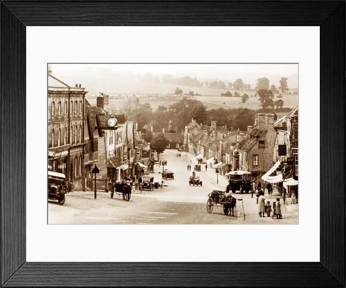Framed Print : Burford probably 1920s Framed Print : Burford probably 1920s