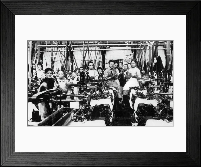 Framed Print : Reads Mill, Finsley Gate Burnley