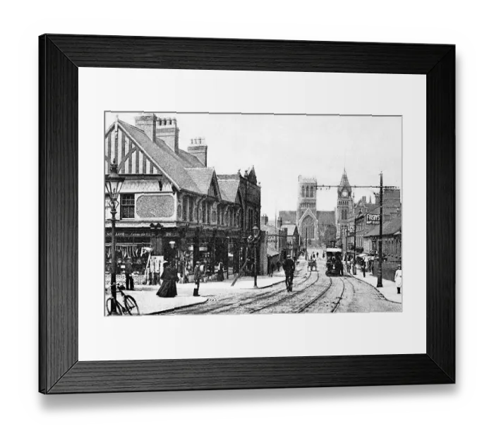 Framed Print : Borough Road, Burton on Trent Framed Print : Borough Road, Burton on Trent