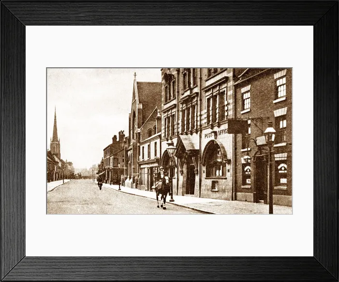 Framed Print : Burton-on-Trent New Street early 1900s Framed Print : Burton-on-Trent New Street early 1900s