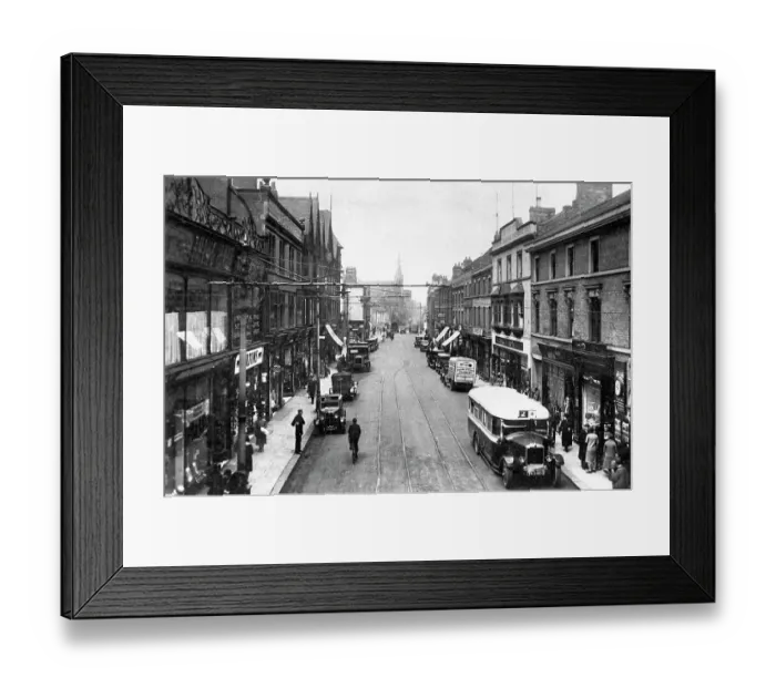 Framed Print : Station Street, Burton on Trent Framed Print : Station Street, Burton on Trent