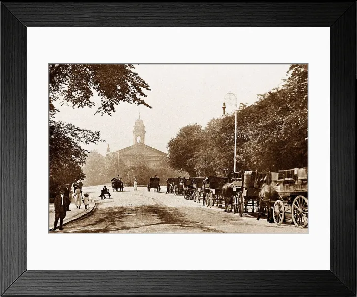 Framed Print : Buxton St. John's Road Victorian period Framed Print : Buxton St. John's Road Victorian period