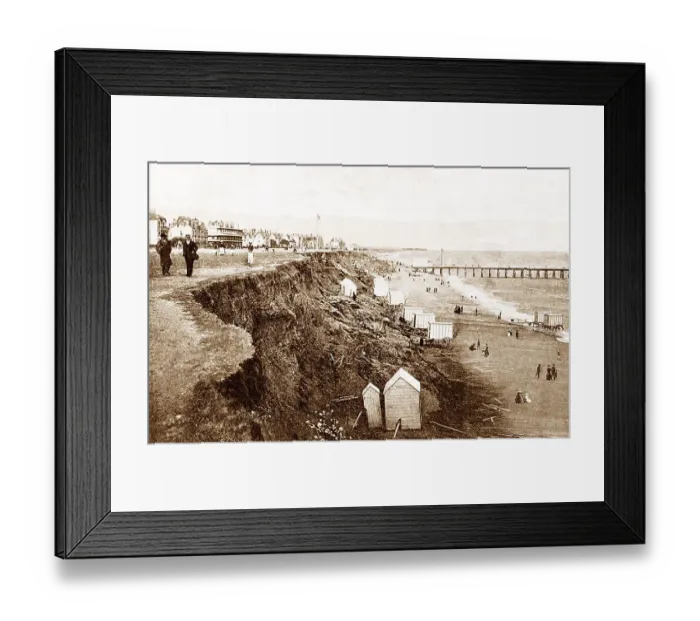 Framed Print : Clacton Beach and Pier Framed Print : Clacton Beach and Pier
