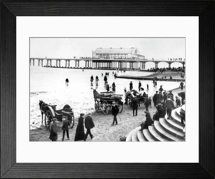 Framed Print : Cleethorpes Pier early 1900s Framed Print : Cleethorpes Pier early 1900s