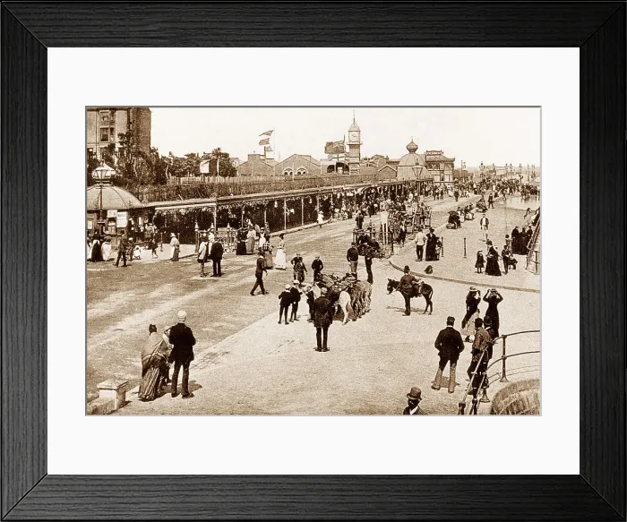 Framed Print : Cleethorpes The Promenade early 1900s Framed Print : Cleethorpes The Promenade early 1900s