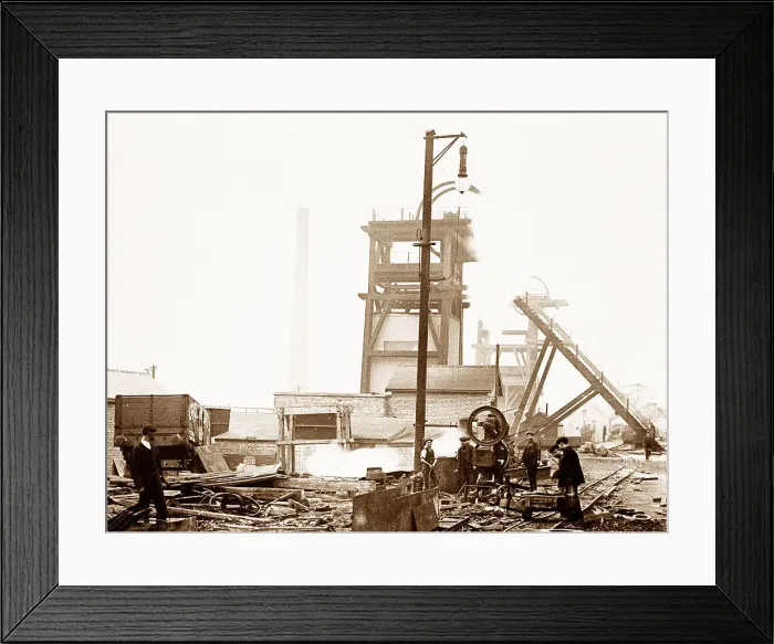 Framed Print : Brodsworth Colliery early 1900s Framed Print : Brodsworth Colliery early 1900s