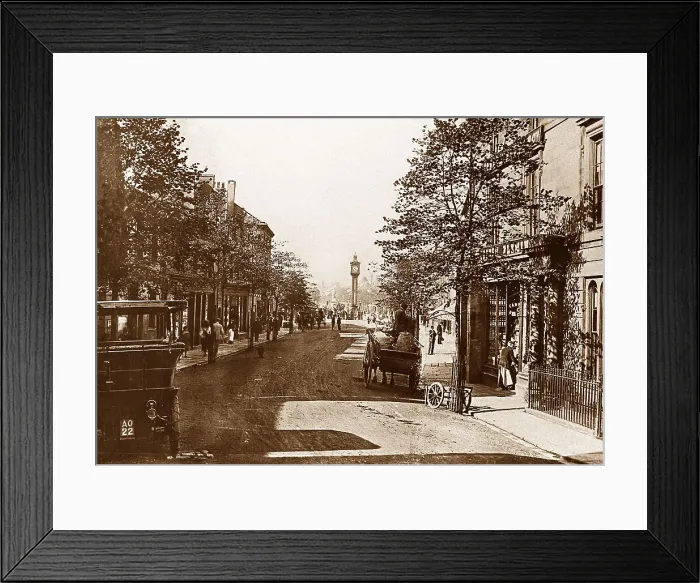 Framed Print : Cockermouth Main Street early 1900s Framed Print : Cockermouth Main Street early 1900s