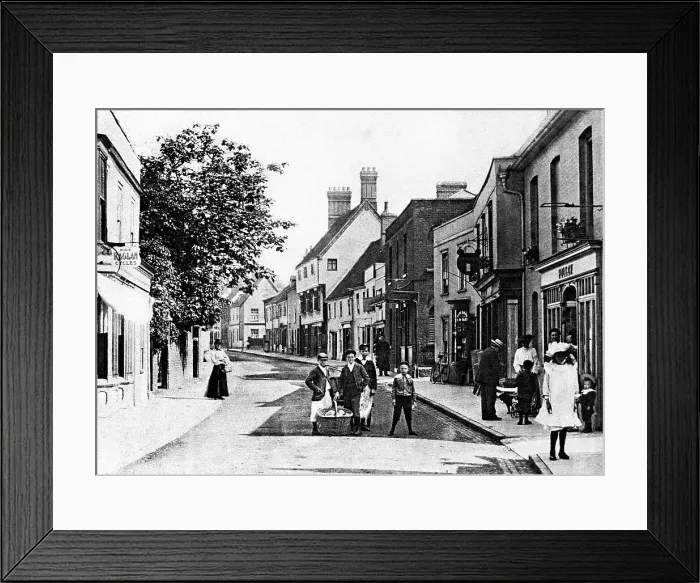 Framed Print : Church Street, Coggeshall Framed Print : Church Street, Coggeshall