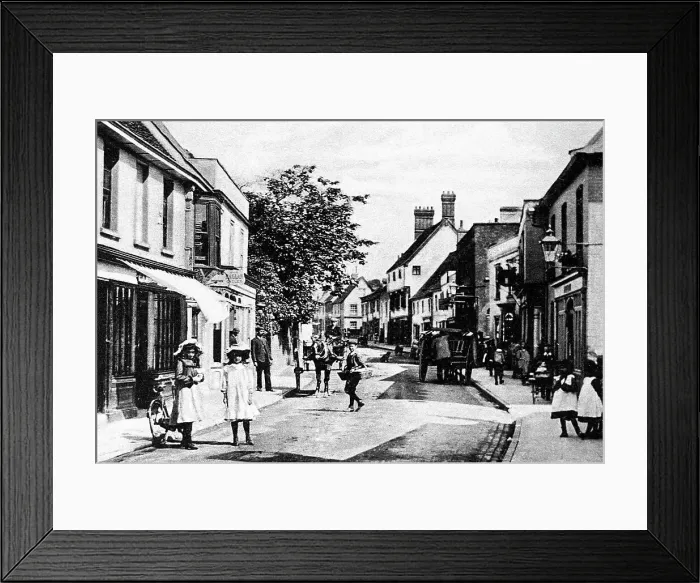 Framed Print : Church Street, Coggeshall Framed Print : Church Street, Coggeshall