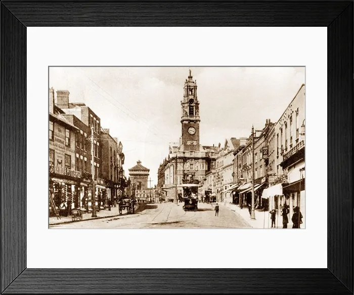 Framed Print : Colchester High Street early 1900s Framed Print : Colchester High Street early 1900s