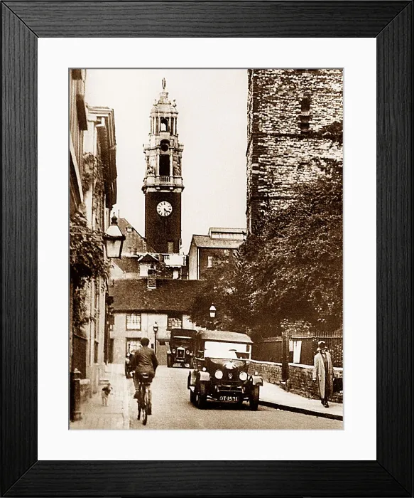 Framed Print : Trinity Street, Colchester Framed Print : Trinity Street, Colchester
