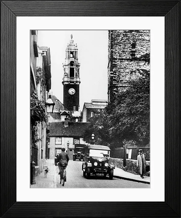 Framed Print : Colchester Trinity Street probably 1930s Framed Print : Colchester Trinity Street probably 1930s