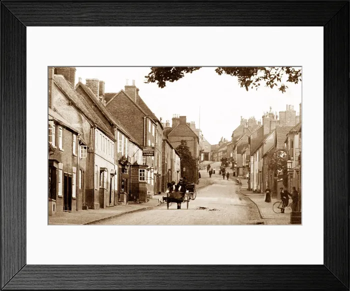 Framed Print : Coleshill The Hill early 1900s Framed Print : Coleshill The Hill early 1900s