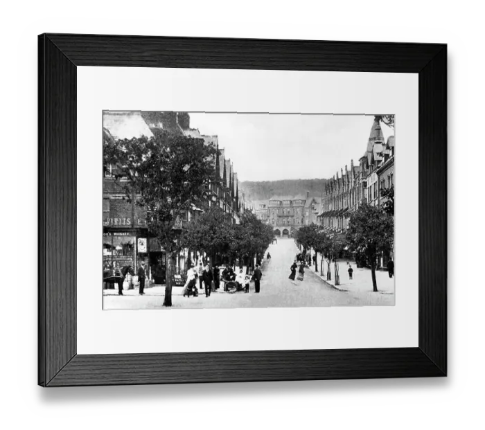 Framed Print : Station Road, Colwyn Bay Framed Print : Station Road, Colwyn Bay