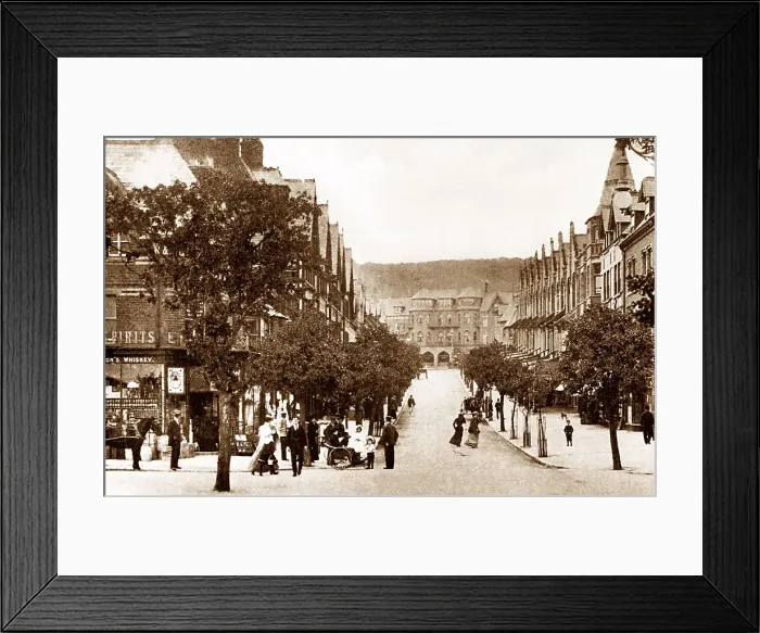 Framed Print : Colwyn Bay Station Road early 1900s Framed Print : Colwyn Bay Station Road early 1900s