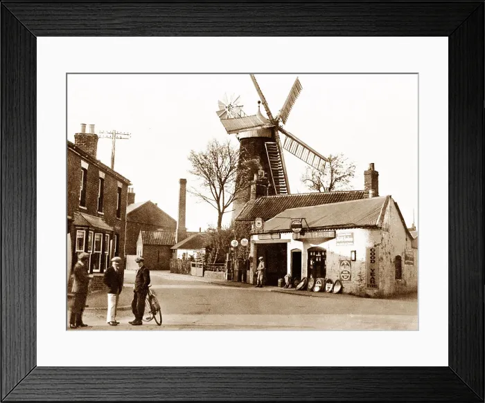 Framed Print : Coningsby Windmill probably 1920s Framed Print : Coningsby Windmill probably 1920s