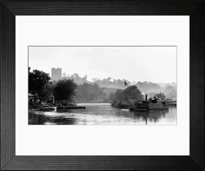 Framed Print : Conisbrough River Don early 1900s Framed Print : Conisbrough River Don early 1900s
