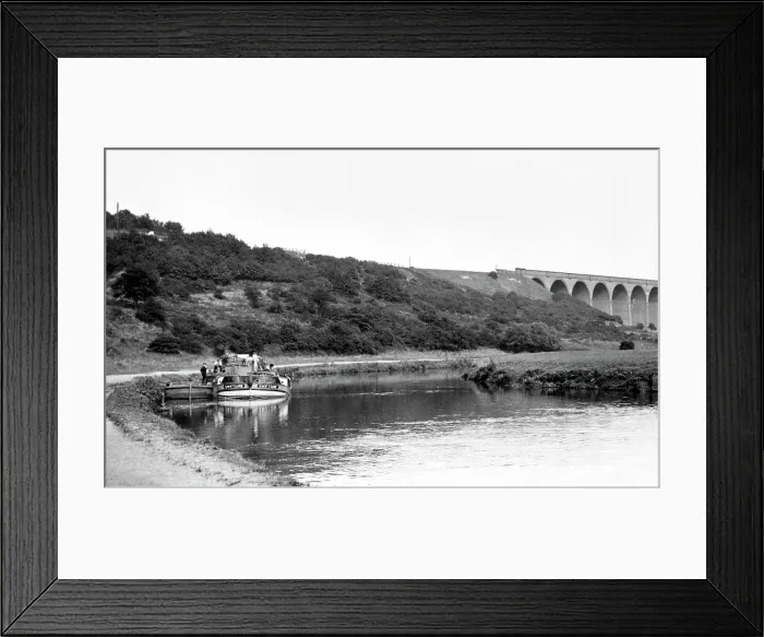 Framed Print : Conisbrough River Don early 1900s Framed Print : Conisbrough River Don early 1900s