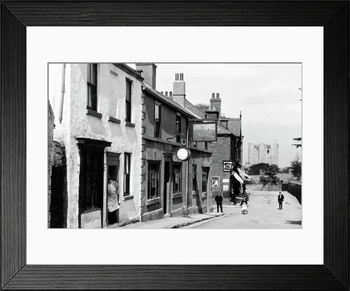 Framed Print : Church Street, Conisbrough Framed Print : Church Street, Conisbrough