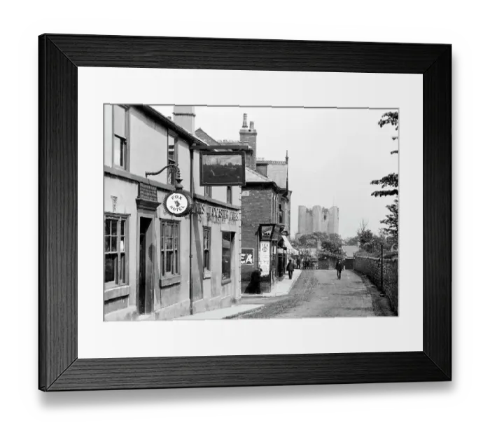 Framed Print : Church Street, Conisbrough Framed Print : Church Street, Conisbrough