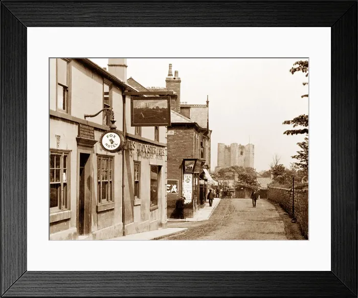 Framed Print : Conisbrough Church Street early 1900s Framed Print : Conisbrough Church Street early 1900s