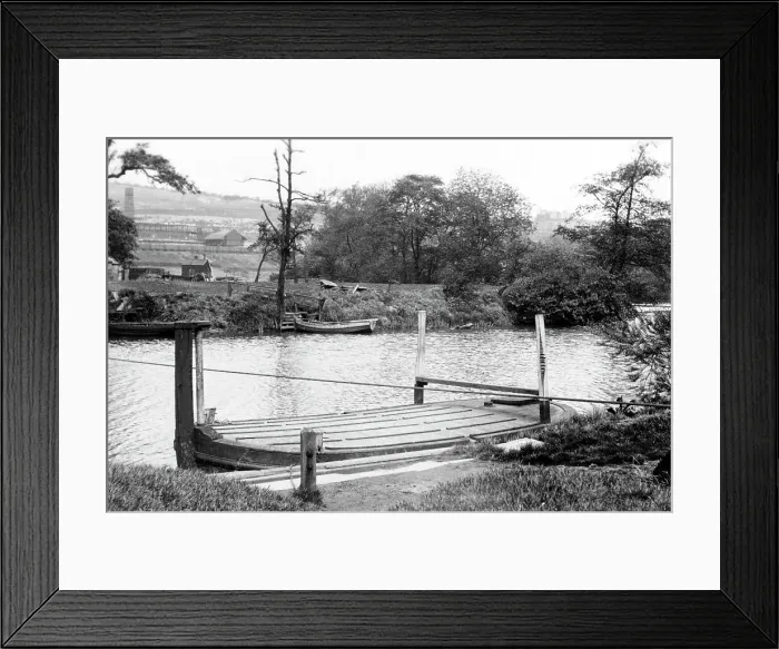 Framed Print : Conisbrough, The Ferry Framed Print : Conisbrough, The Ferry