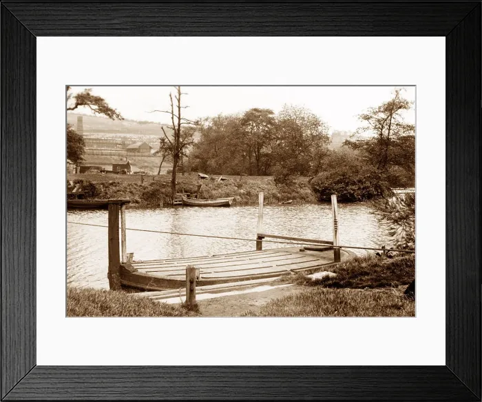 Framed Print : Conisbrough, The Ferry Framed Print : Conisbrough, The Ferry