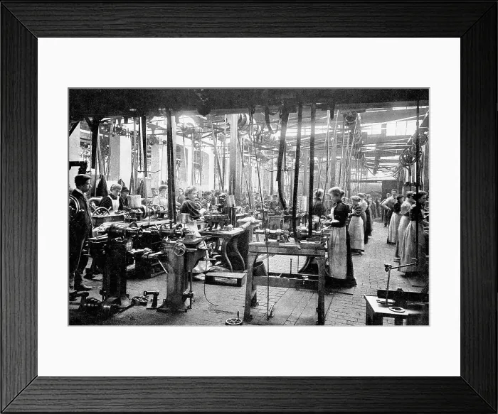 Framed Print : Bicycle factory, Coventry Framed Print : Bicycle factory, Coventry