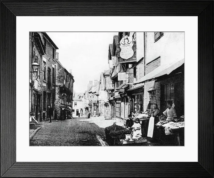 Framed Print : Butcher Row, Coventry Framed Print : Butcher Row, Coventry