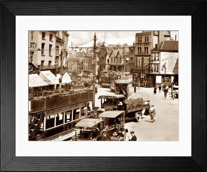 Framed Print : Coventry Broadgate probably 1920s Framed Print : Coventry Broadgate probably 1920s