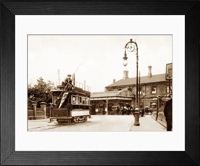 Framed Print : Coventry Railway Station early 1900s