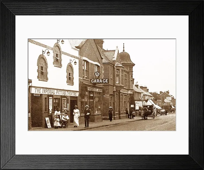 Framed Print : Crawley Brighton Road probably 1920s Framed Print : Crawley Brighton Road probably 1920s