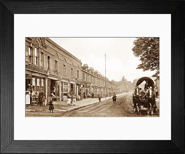 Framed Print : Crayford Dover Road early 1900s Framed Print : Crayford Dover Road early 1900s