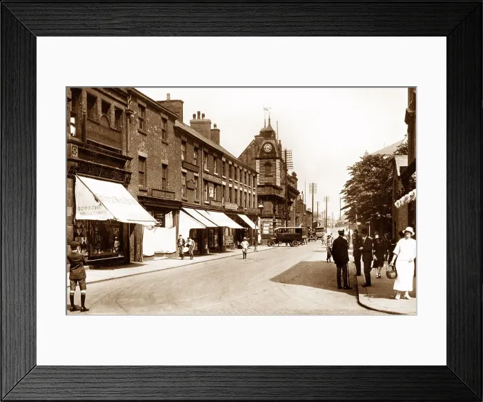 Framed Print : Crewe Earle Street probably 1920s Framed Print : Crewe Earle Street probably 1920s