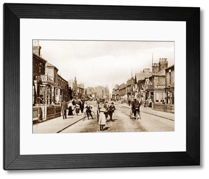 Framed Print : Crewe Nantwich Road early 1900s Framed Print : Crewe Nantwich Road early 1900s