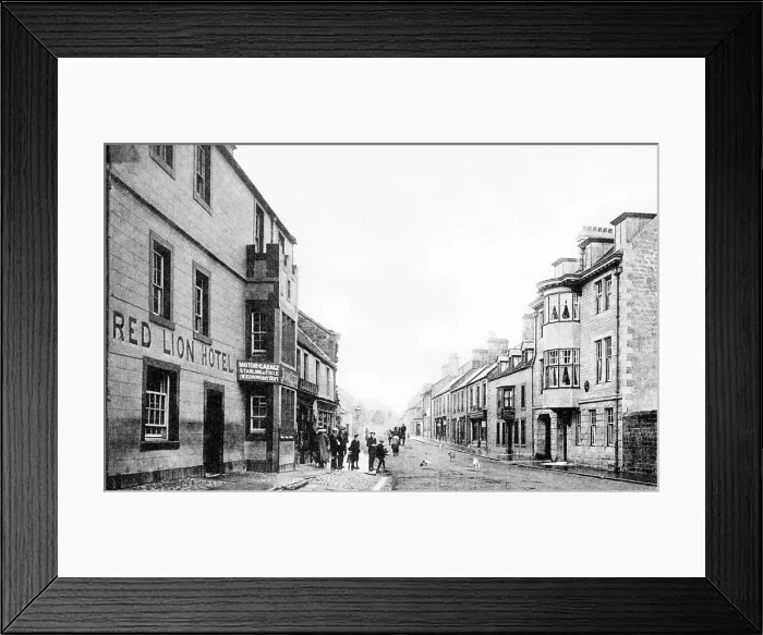 Framed Print : Wooler High Street early 1900s Framed Print : Wooler High Street early 1900s