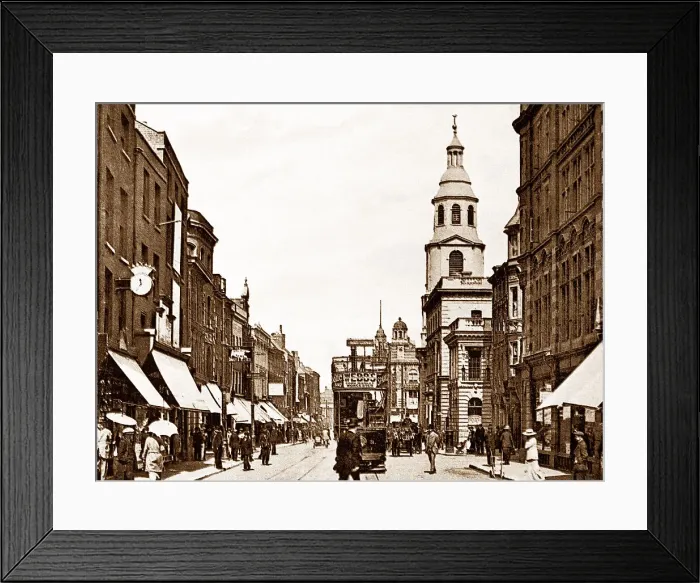 Framed Print : The Cross, Worcester Framed Print : The Cross, Worcester