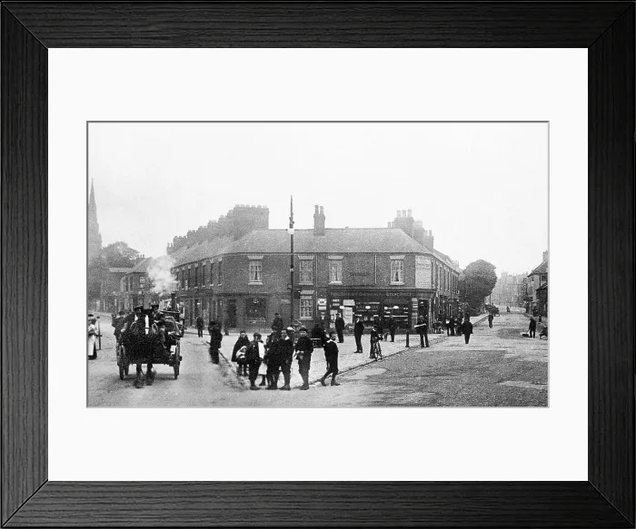 Framed Print : Worksop Victoria Square early 1900s Framed Print : Worksop Victoria Square early 1900s