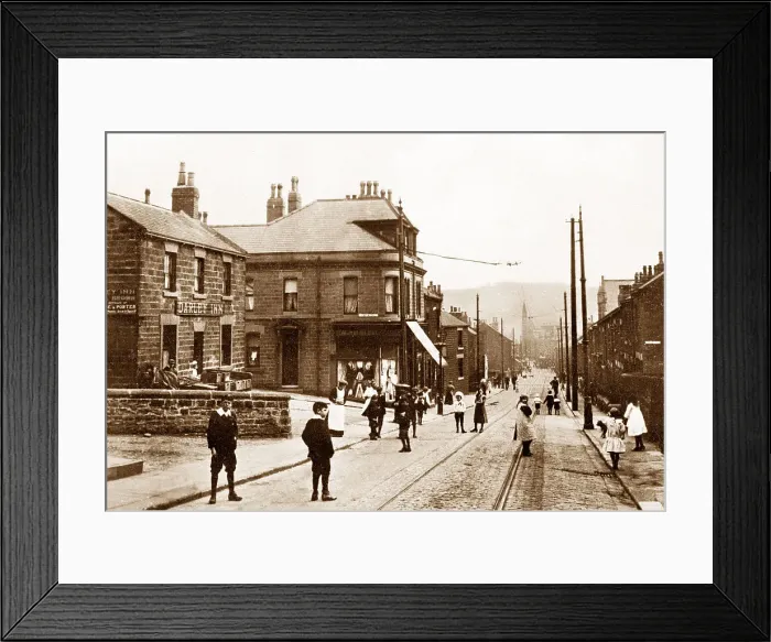 Framed Print : High Street, Worsbrough Dale Framed Print : High Street, Worsbrough Dale