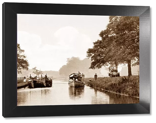 Lord Ellesemere's barge, Bridgewater canal Worsley
