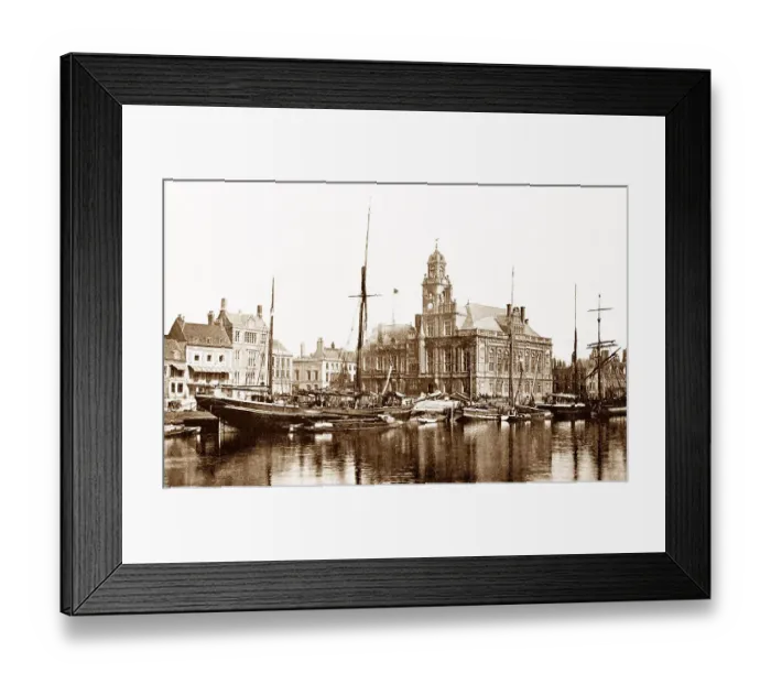 Framed Print : Great Yarmouth Harbour early 1900s Framed Print : Great Yarmouth Harbour early 1900s
