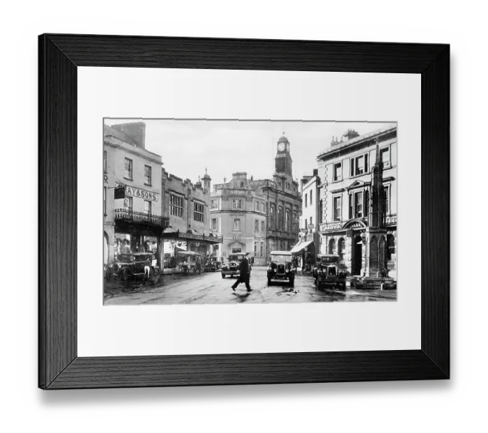 Framed Print : Yeovil The Borough probably 1930s Framed Print : Yeovil The Borough probably 1930s