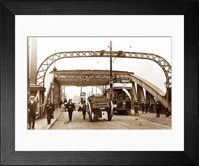 Framed Print : Trafford Swing Bridge early 1900s Framed Print : Trafford Swing Bridge early 1900s